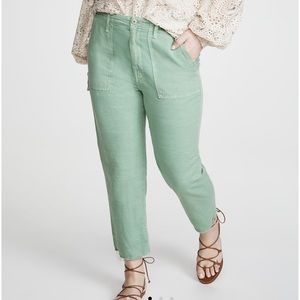 NWT MOTHER
The Shaker Chop Crop Pants